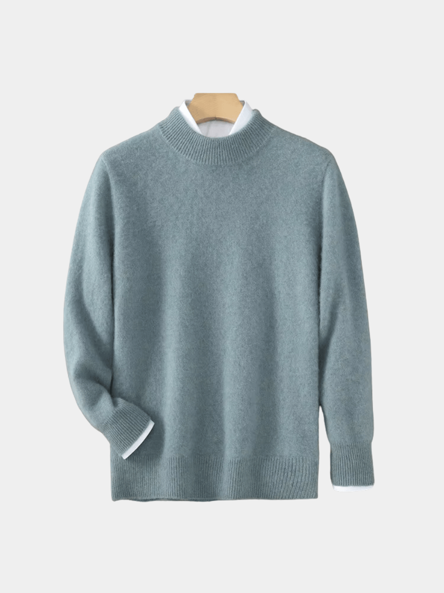 DZIANINOWY SWETER MĘSKI