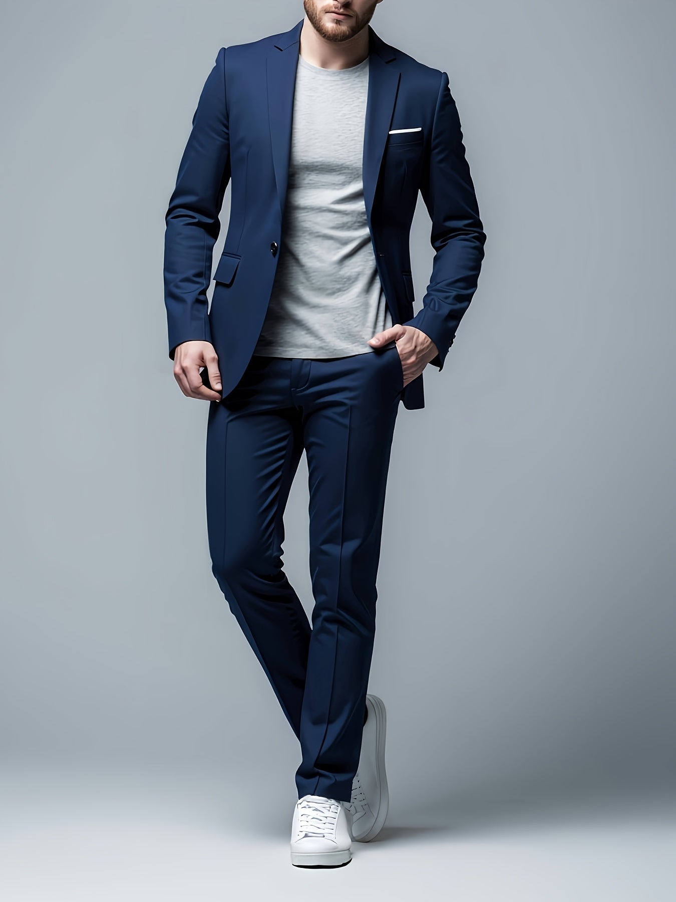 GARNITUR MĘSKI TYPU SLIM FIT
