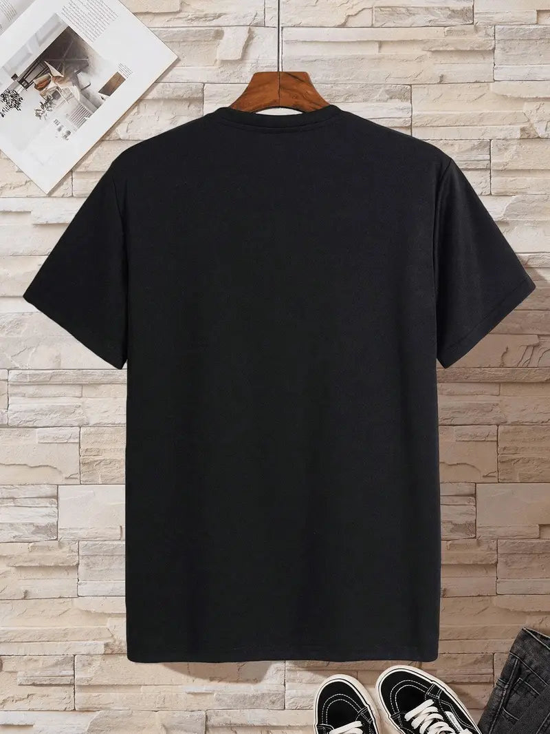 MĘSKI T-SHIRT Z DEKOLTEM V