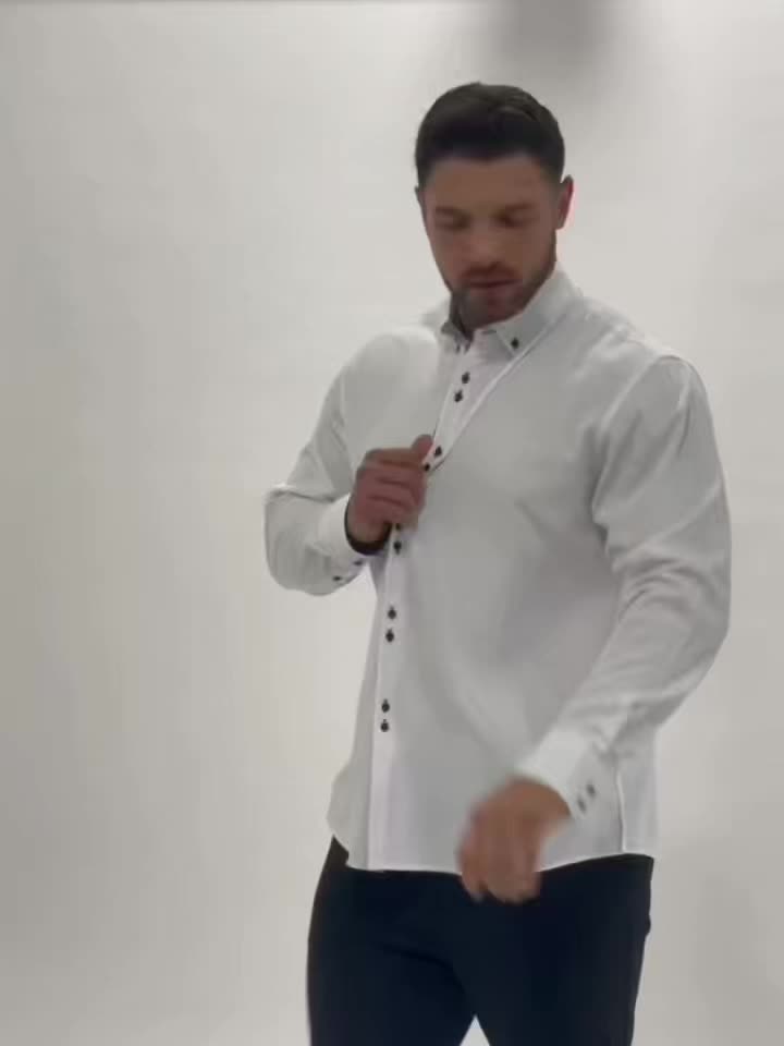KOSZULA MĘSKA W KOLOROWE BLOKI