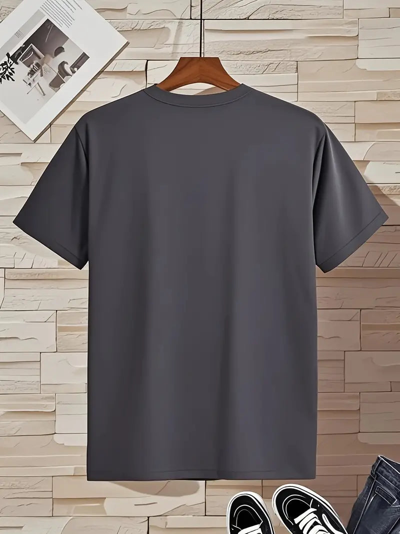 MĘSKI T-SHIRT Z DEKOLTEM V