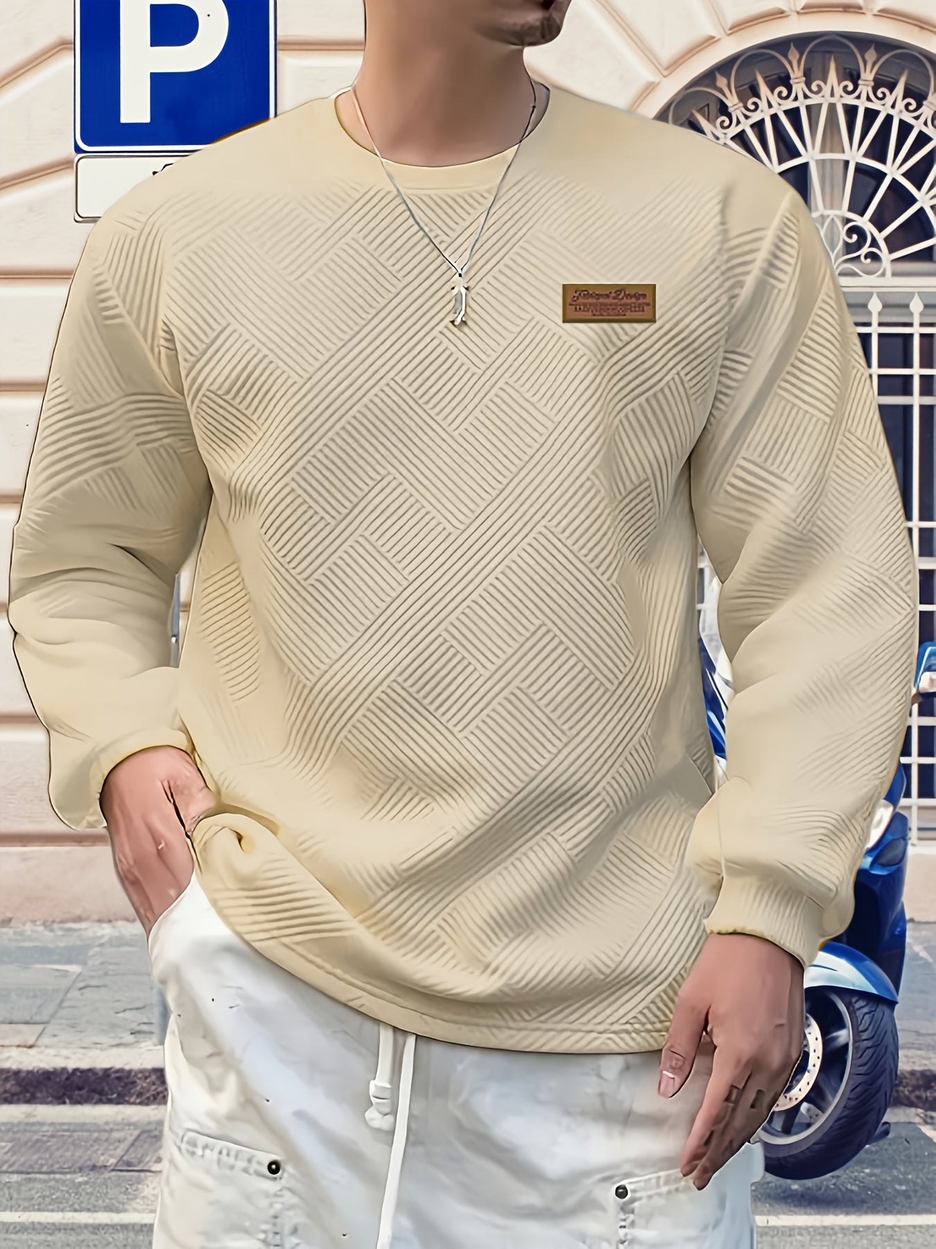 BLUZA MĘSKA ŻAKARDOWA