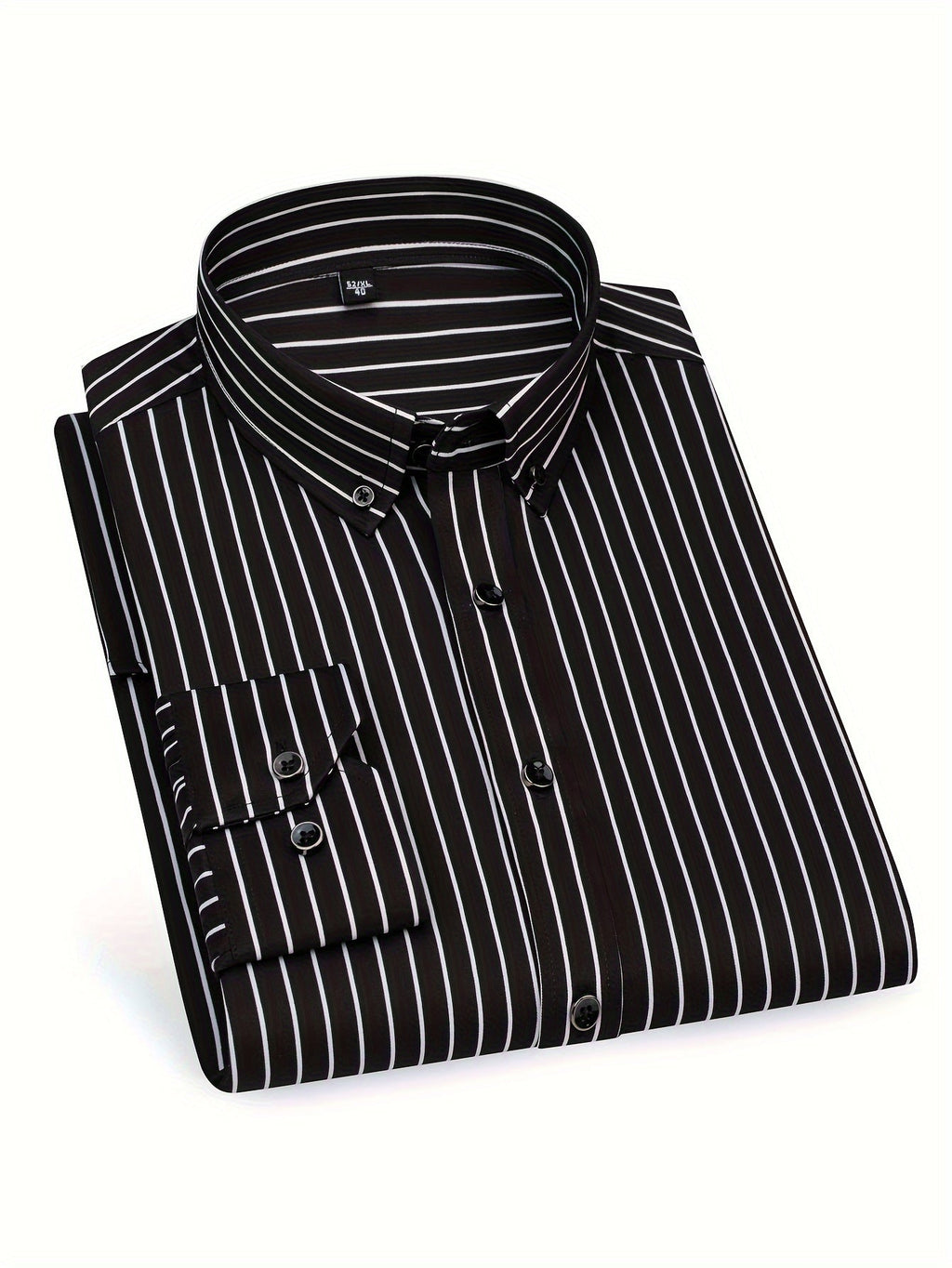 Koszula męska w paski slim fit