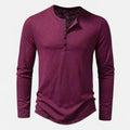 KOSZULA MĘSKA HENLEY SLIM FIT
