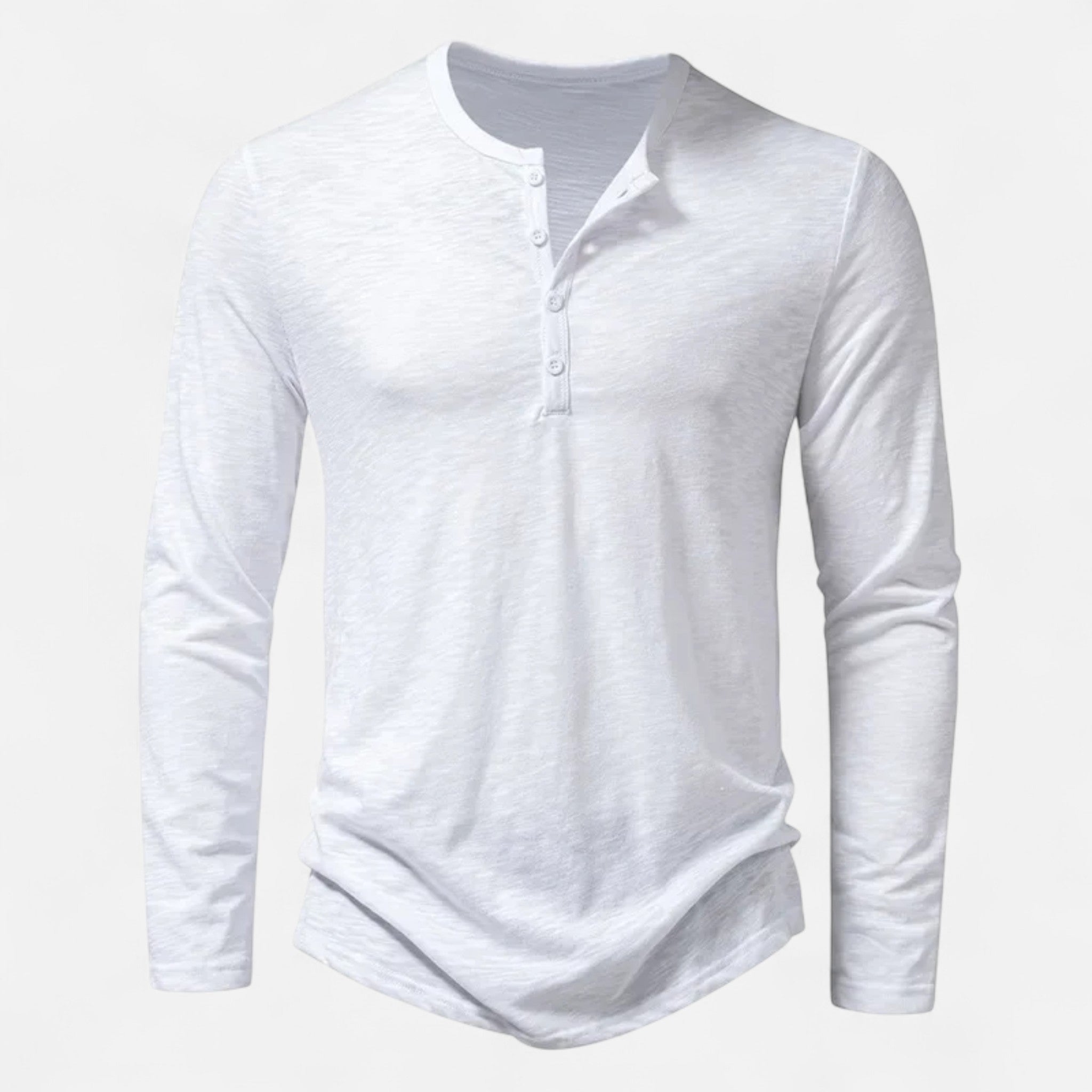 KOSZULA MĘSKA HENLEY SLIM FIT