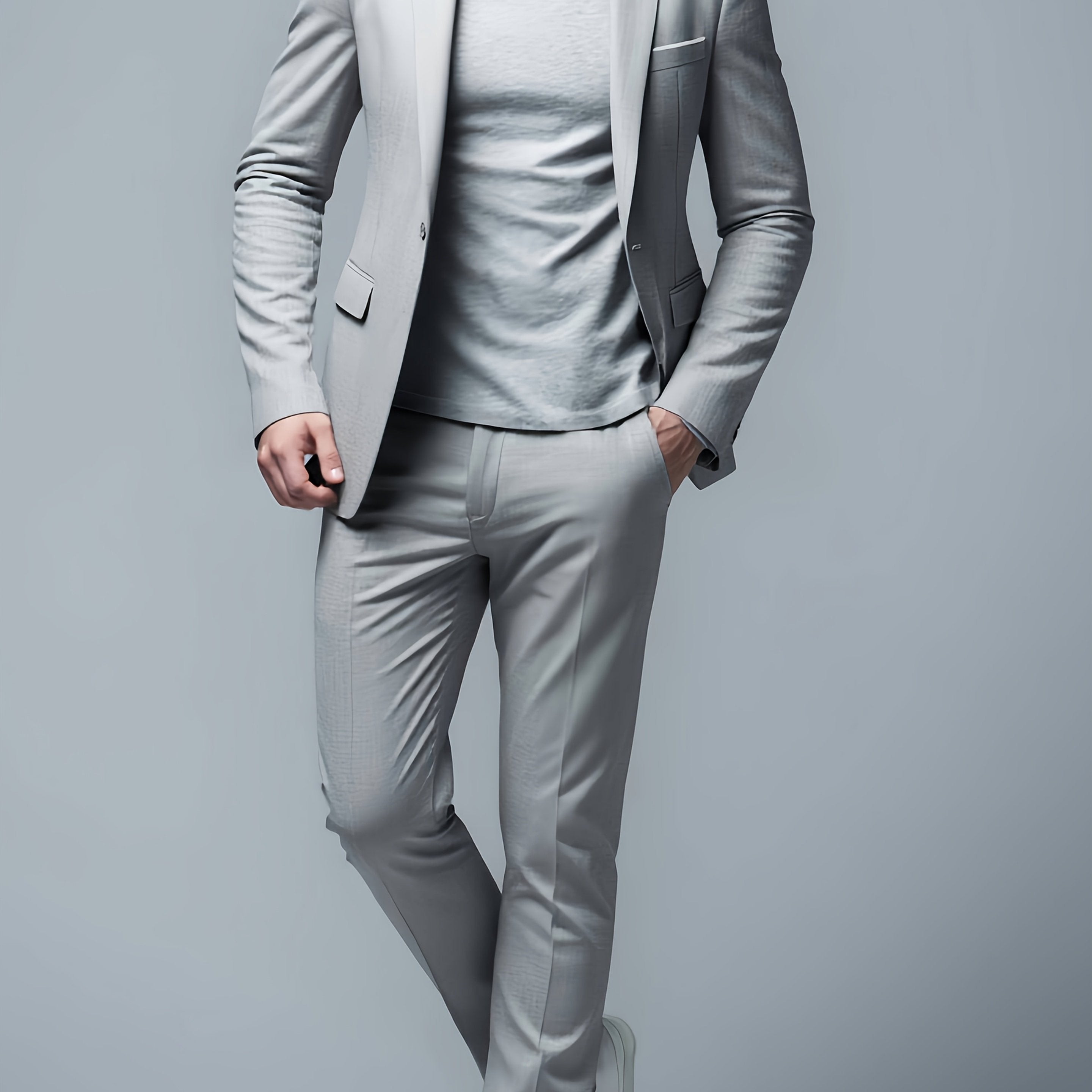 GARNITUR MĘSKI TYPU SLIM FIT