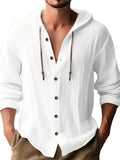 LENIANE MĘSKA KOSZULA Z KAPTUREM
