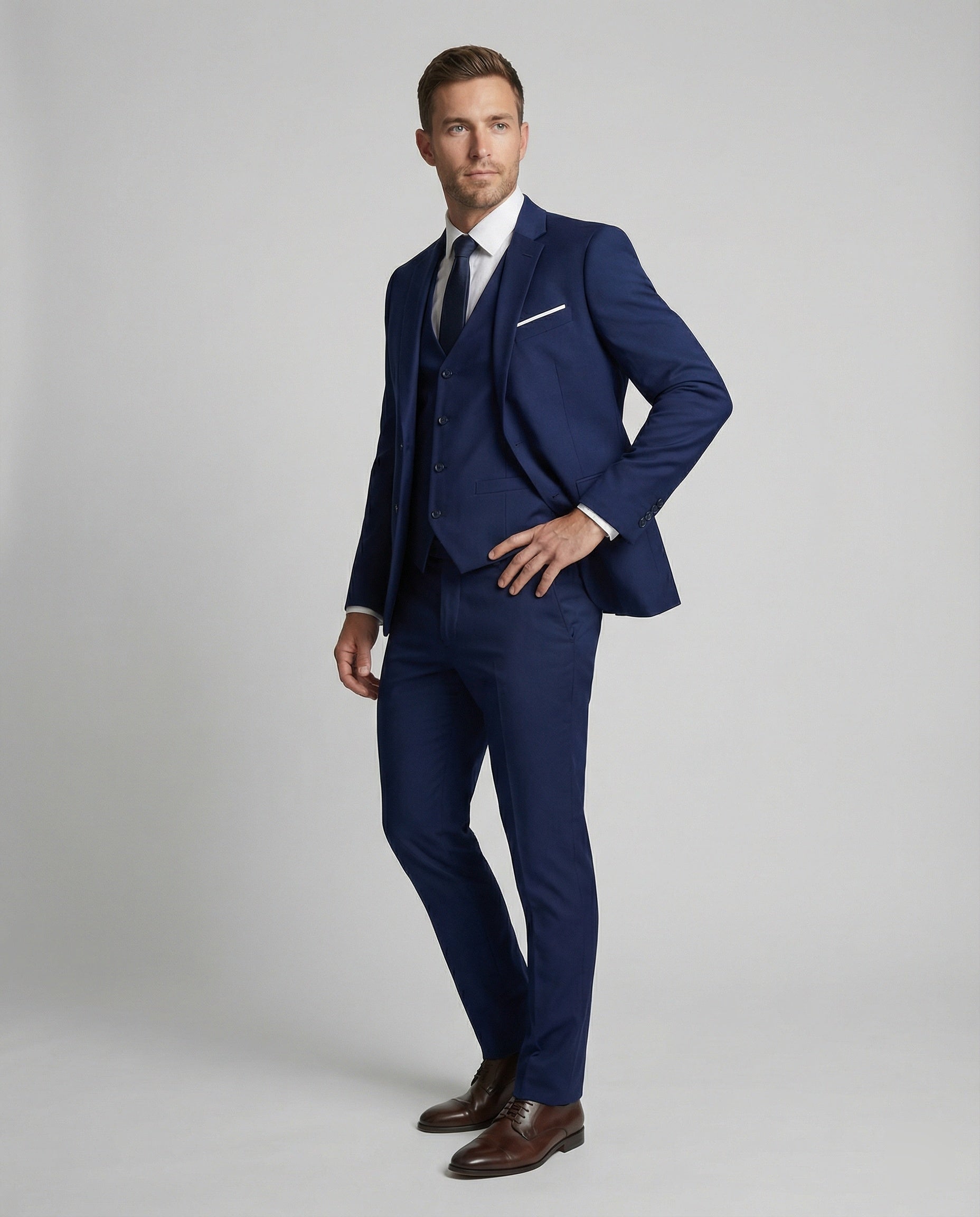 GARNITUR MĘSKI Z DOMIESZKĄ WEŁNY