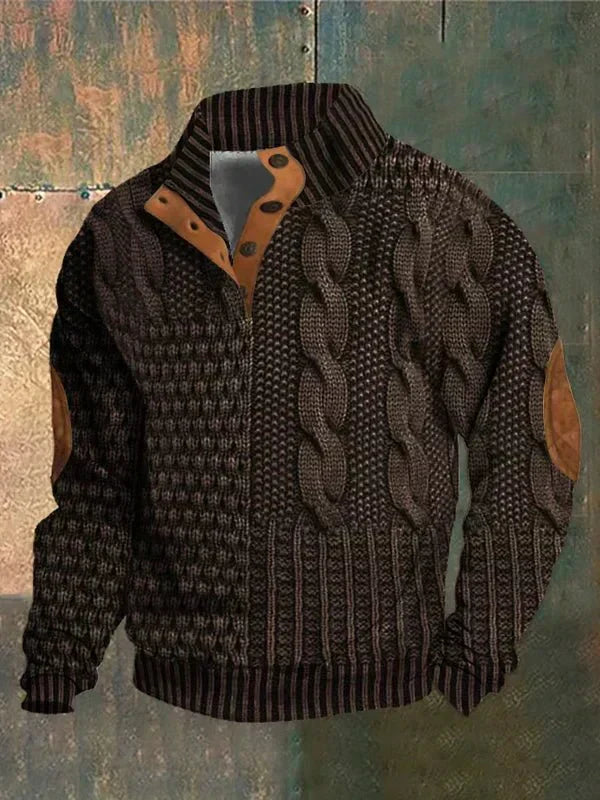 CIEPŁY I ELEGANCKI SWETER MĘSKI