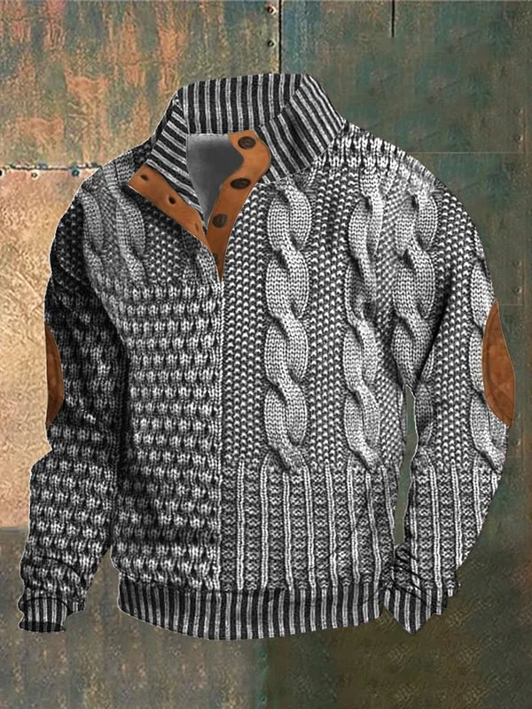 CIEPŁY I ELEGANCKI SWETER MĘSKI