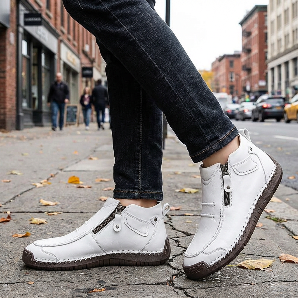 ERGONOMICZNE SKÓRZANE BUTY MĘSKIE
