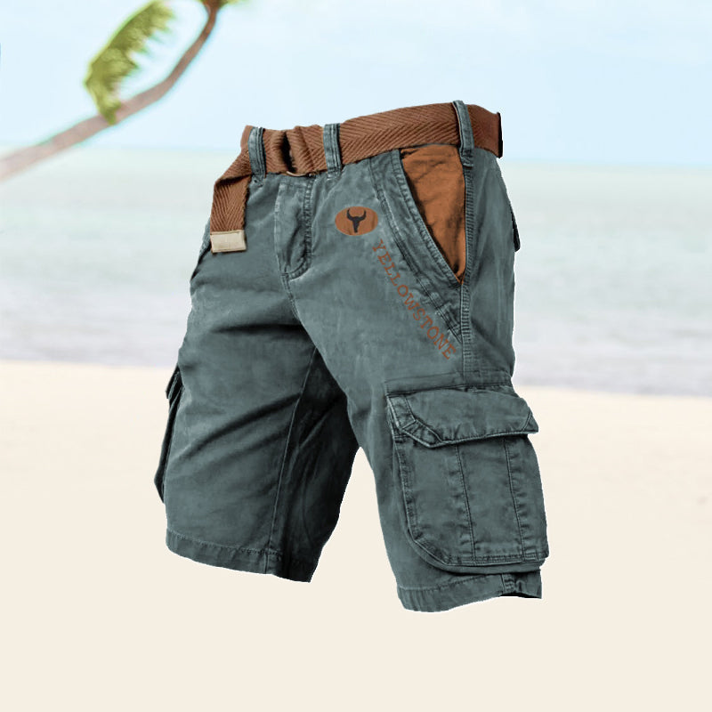 SZORTY CARGO MĘSKIE SLIM