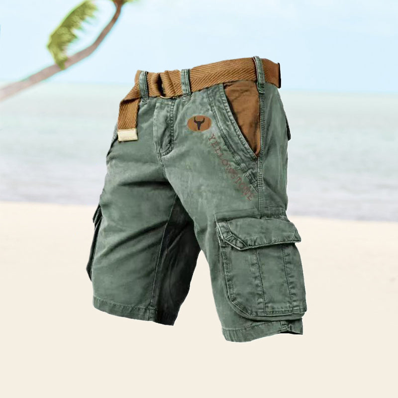 SZORTY CARGO MĘSKIE SLIM