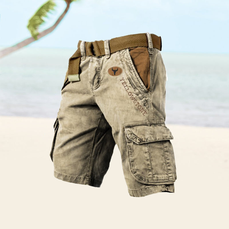 SZORTY CARGO MĘSKIE SLIM