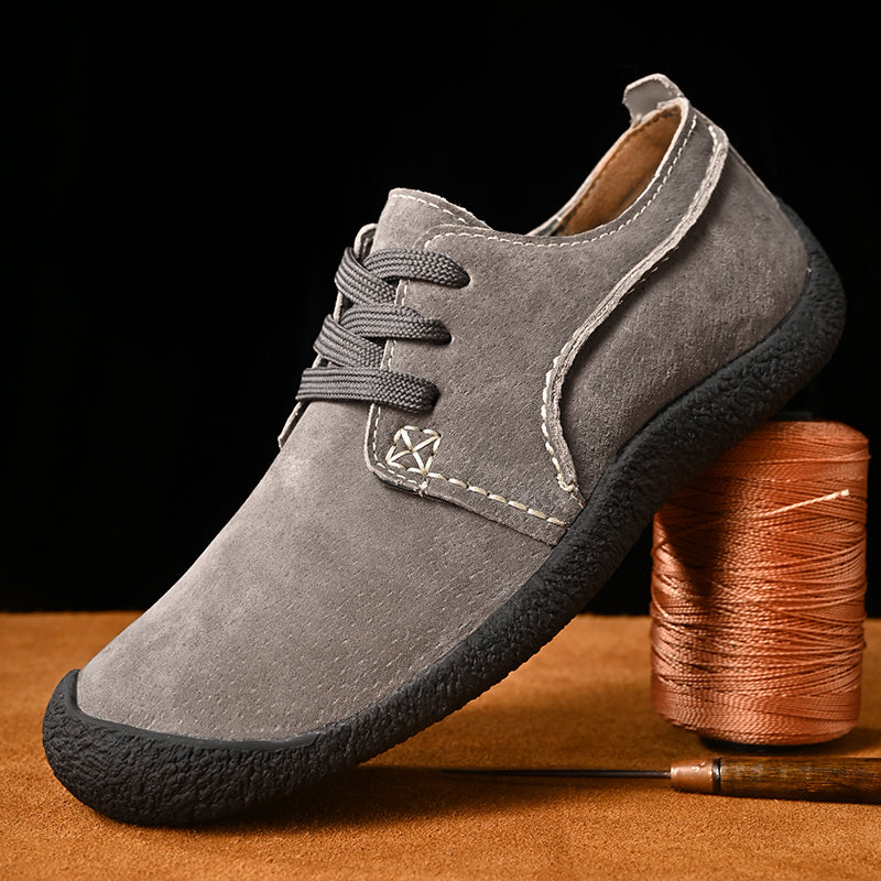 MĘSKIE ZAMSZOWE BUTY SZNUROWANE