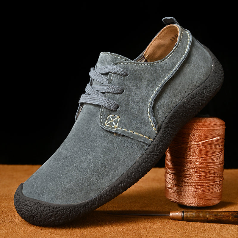 MĘSKIE ZAMSZOWE BUTY SZNUROWANE