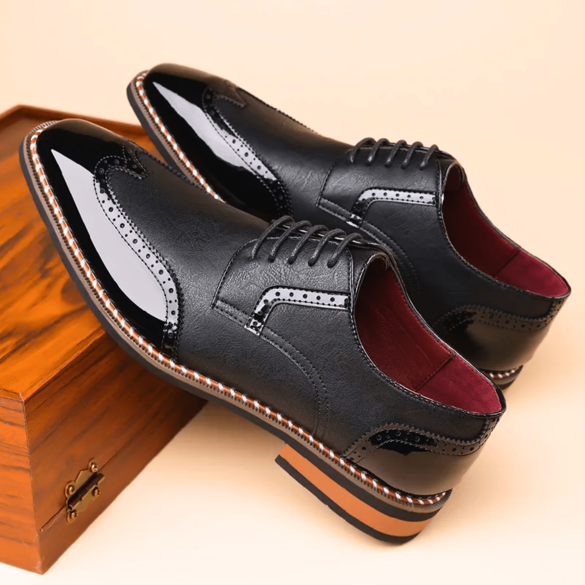 BUTY DWUKOLOROWE MĘSKIE