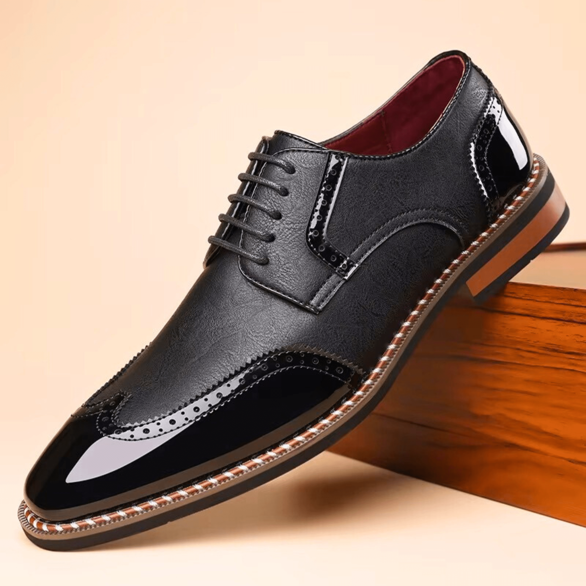 BUTY DWUKOLOROWE MĘSKIE