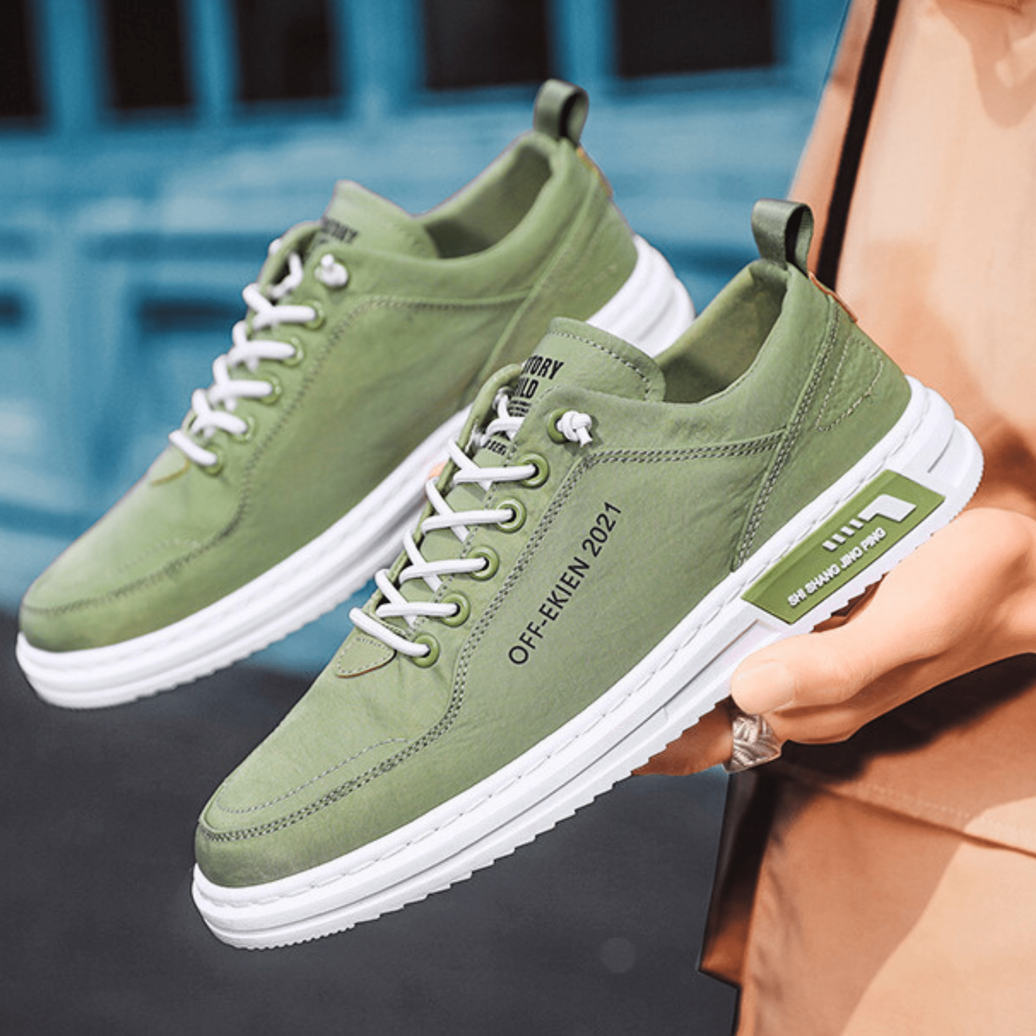 BUTY SPORTOWE MĘSKIE O STRUKTURALNYM WZORZE