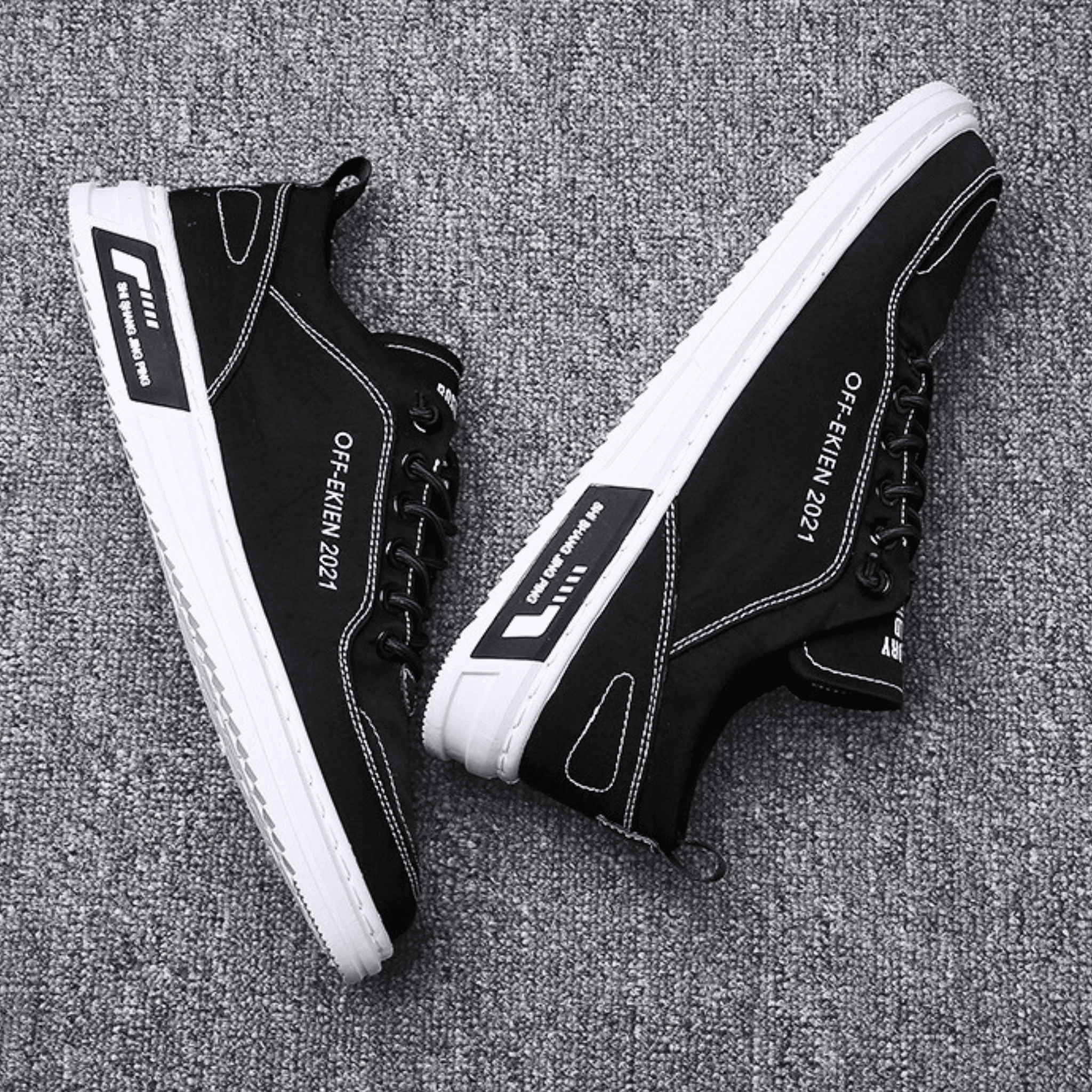 BUTY SPORTOWE MĘSKIE O STRUKTURALNYM WZORZE
