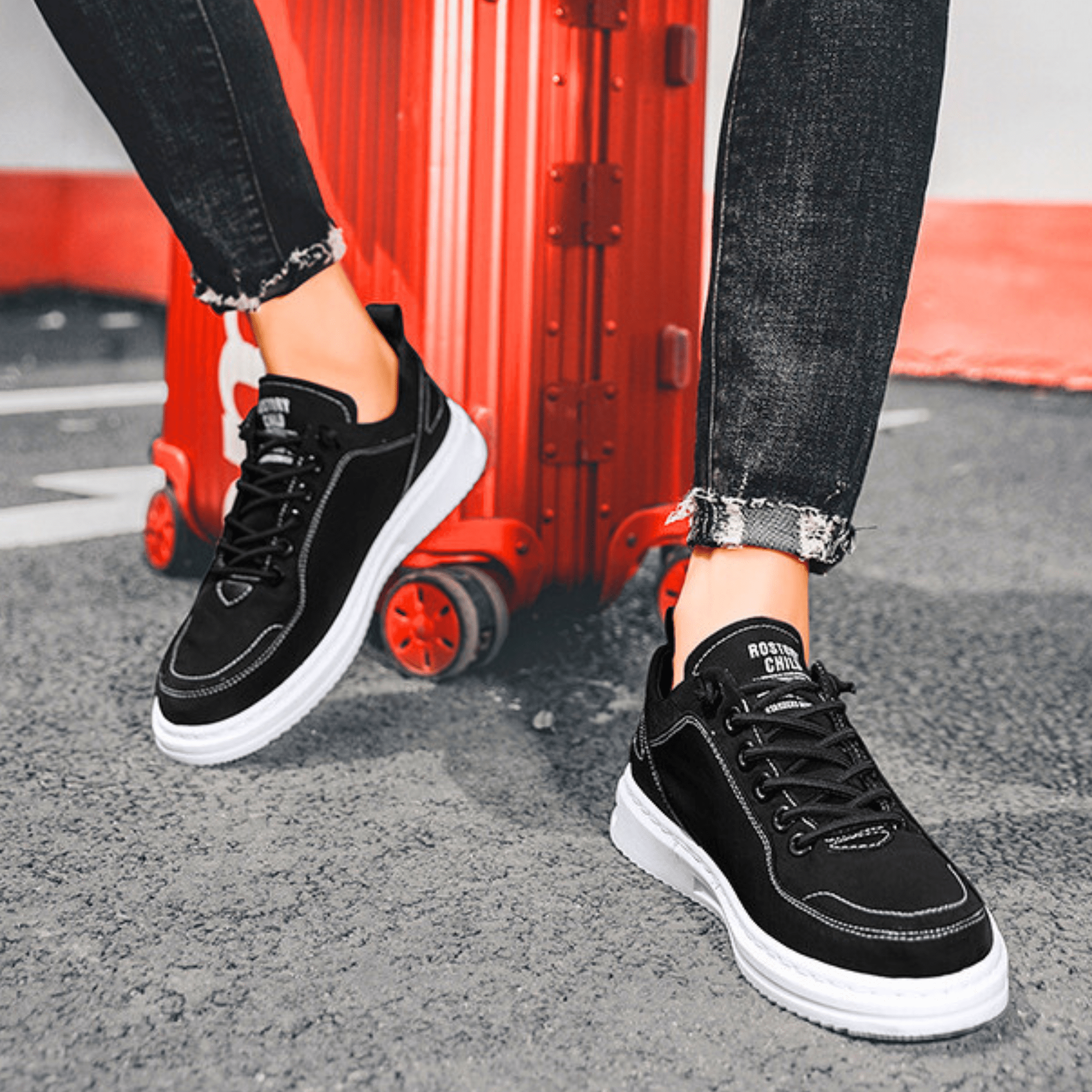BUTY SPORTOWE MĘSKIE O STRUKTURALNYM WZORZE