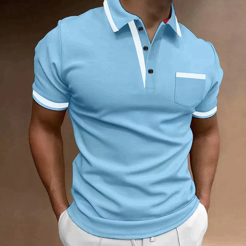 ELEGANCKA KOSZULKA POLO MĘSKA